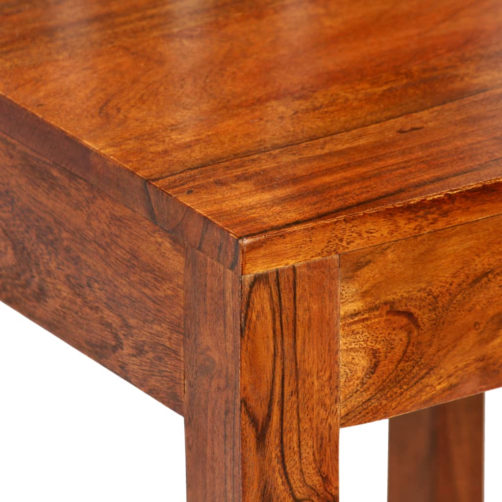 vidaXL Dining Chairs 2 pcs Solid Wood with Honey Finish Modern - OLBRIT