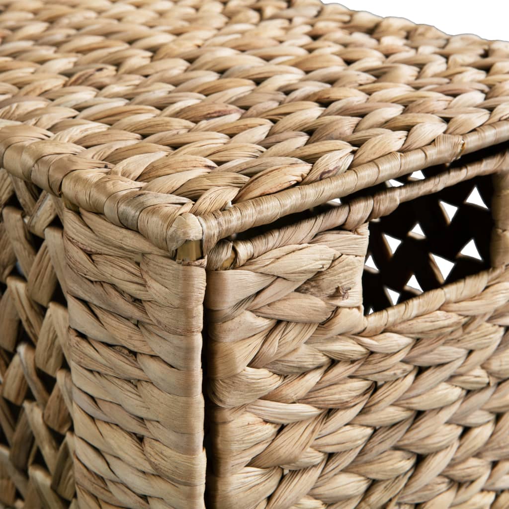 Storage Unit with 5 Baskets 25.5x37x100 cm Water Hyacinth - OLBRIT