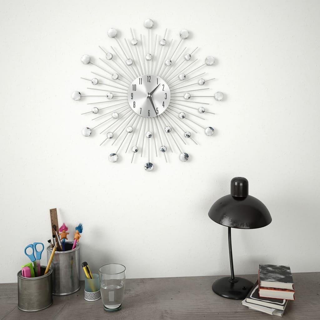 Wall Clock with Quartz Movement Modern Design 50 cm - OLBRIT