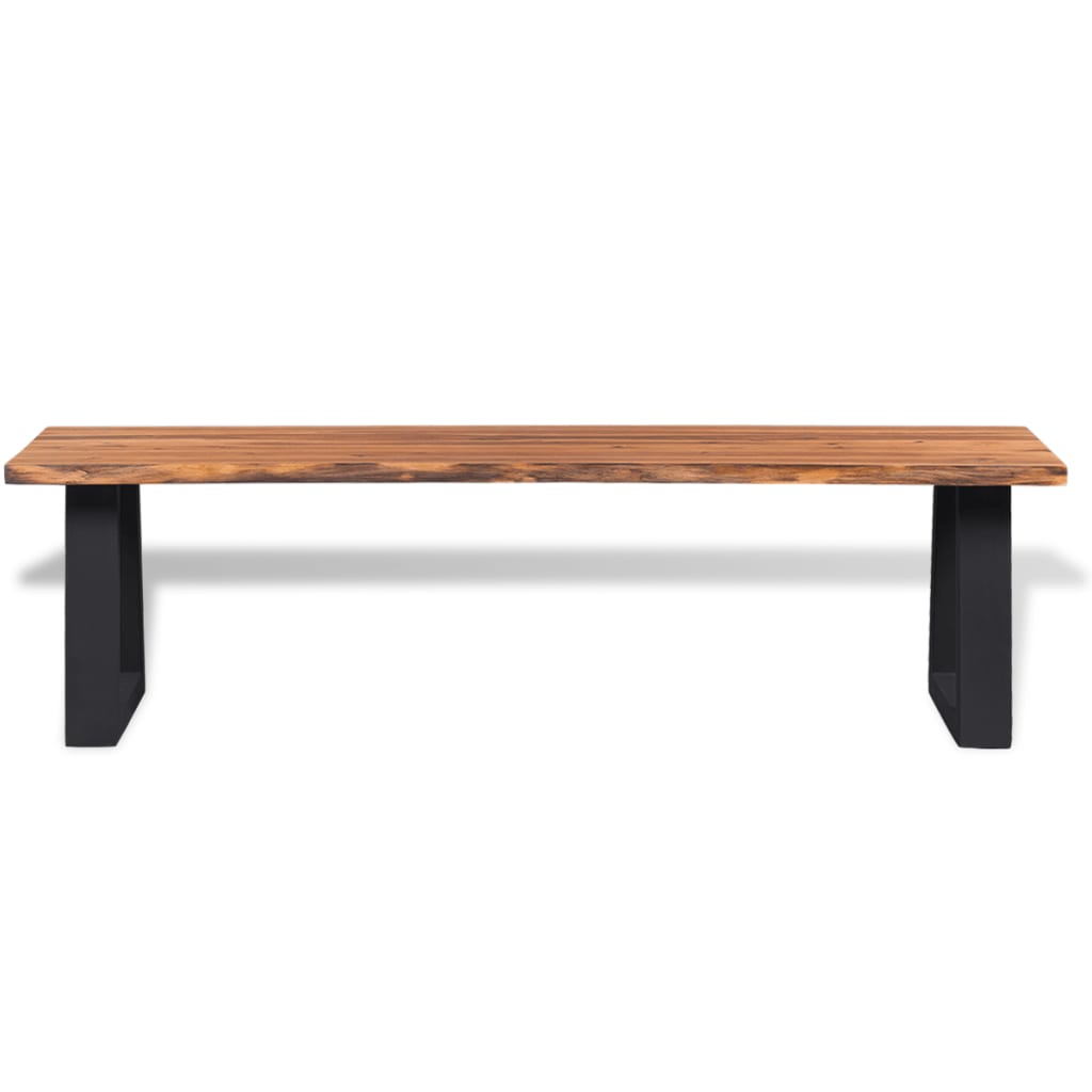 Bench Solid Acacia Wood 145 cm - OLBRIT