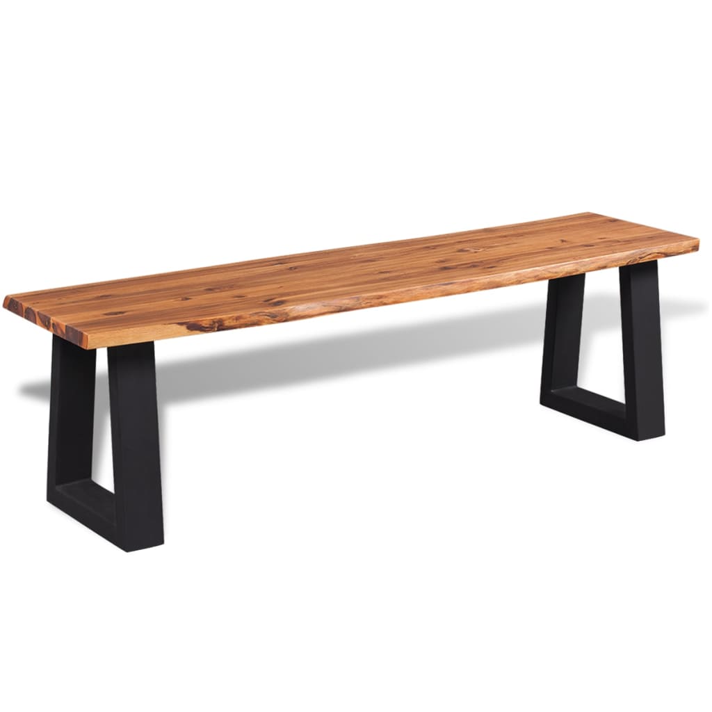 Bench Solid Acacia Wood 160 cm - OLBRIT