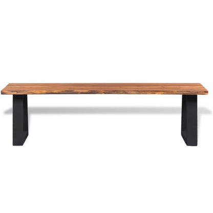 Bench Solid Acacia Wood 160 cm - OLBRIT