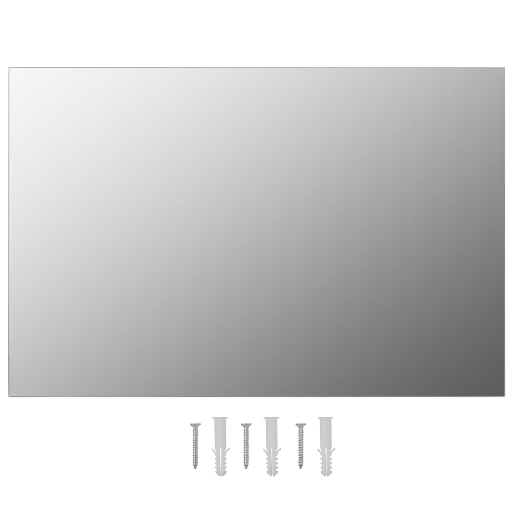 Wall Mirror 60x40 cm Rectangular Glass - OLBRIT