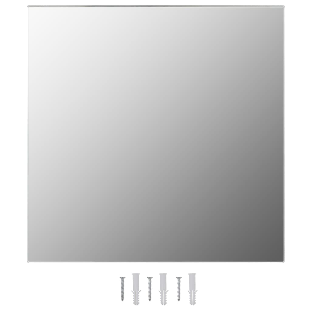 Wall Mirror 60x60 cm Square Glass - OLBRIT