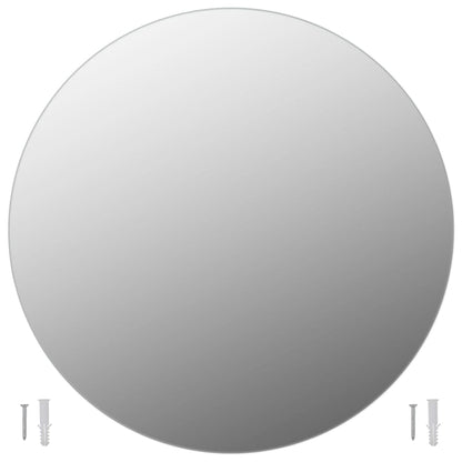Wall Mirror 50 cm Round Glass - OLBRIT