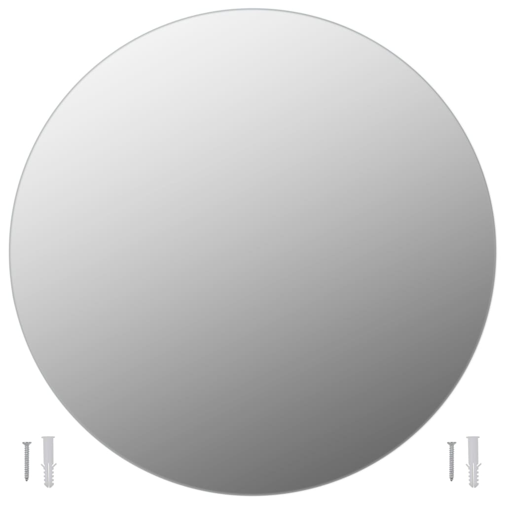 Wall Mirror 60 cm Round Glass - OLBRIT