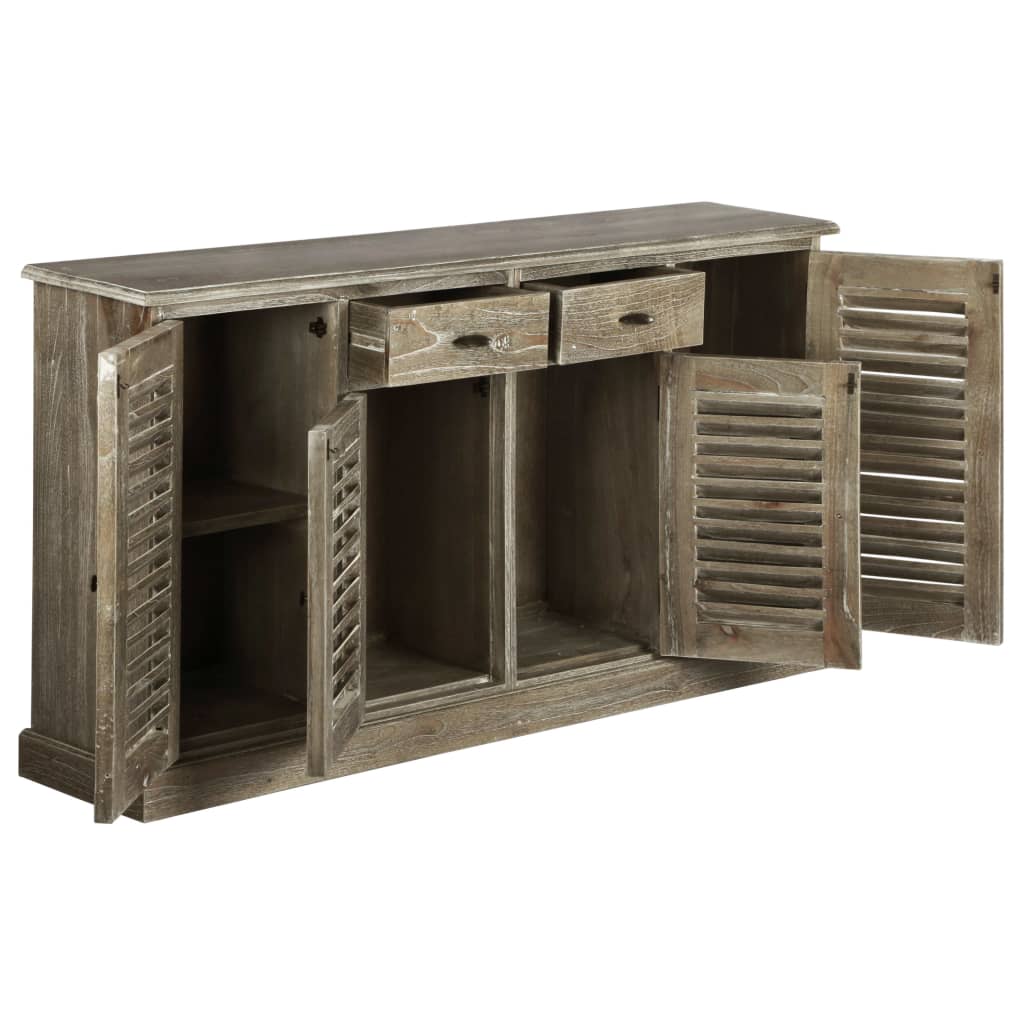 Sideboard Solid Mindi Wood 145x32.5x77 cm - OLBRIT