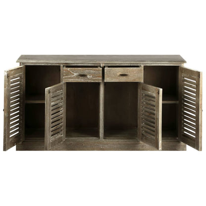 Sideboard Solid Mindi Wood 145x32.5x77 cm - OLBRIT