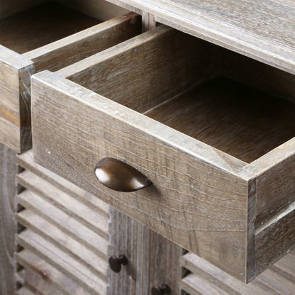 Sideboard Solid Mindi Wood 145x32.5x77 cm - OLBRIT