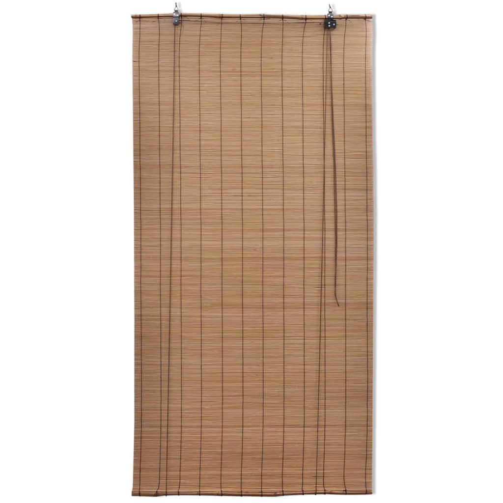 Roller Blind Bamboo 150x160 cm Brown - OLBRIT