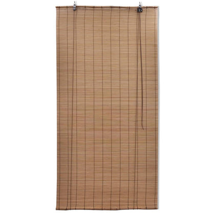 Roller Blind Bamboo 150x160 cm Brown - OLBRIT