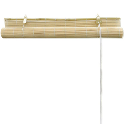 Roller Blind Bamboo 150x160 cm Natural - OLBRIT