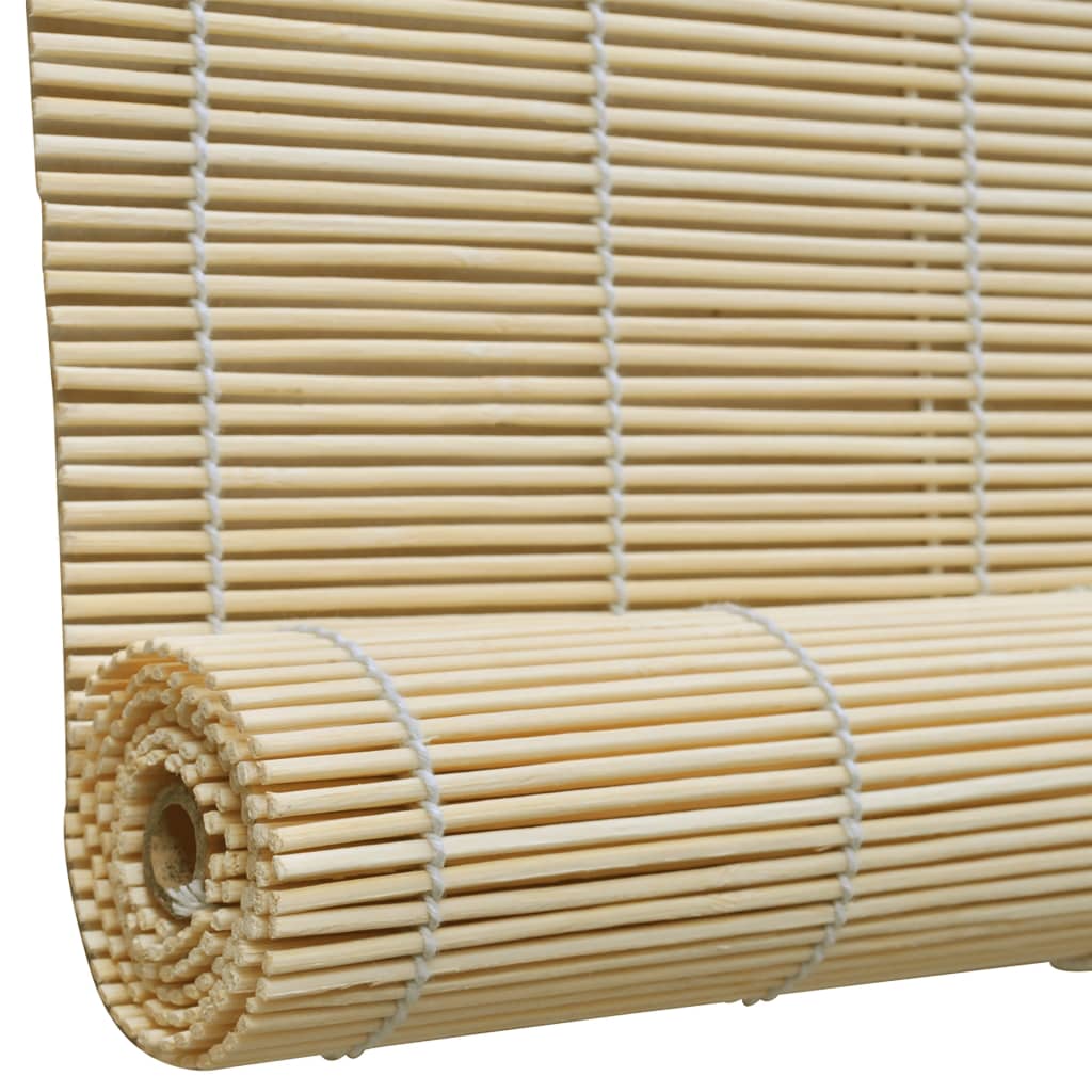 Roller Blind Bamboo 150x160 cm Natural - OLBRIT