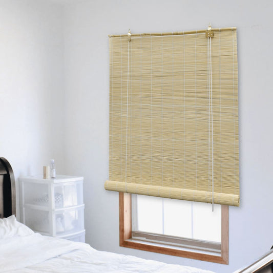 Roller Blind Bamboo 150x160 cm Natural - OLBRIT