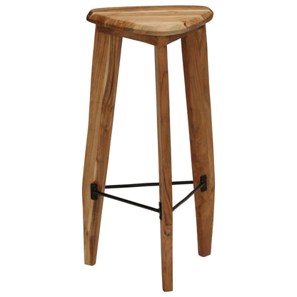 Bar Stools 2 pcs Solid Acacia Wood - OLBRIT