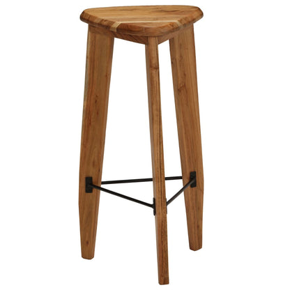 Bar Stools 2 pcs Solid Acacia Wood - OLBRIT