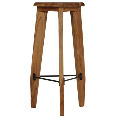 Bar Stools 2 pcs Solid Acacia Wood - OLBRIT