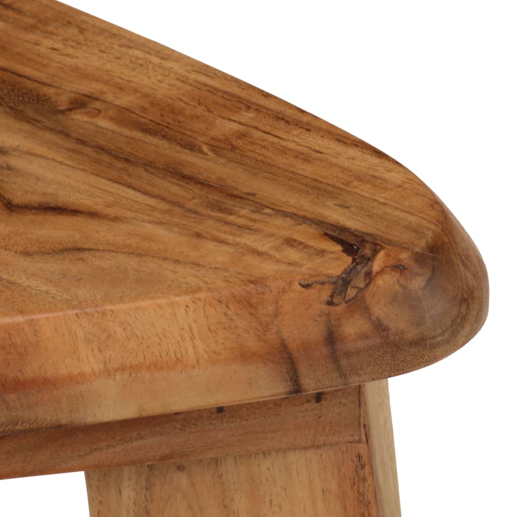 Bar Stools 2 pcs Solid Acacia Wood - OLBRIT