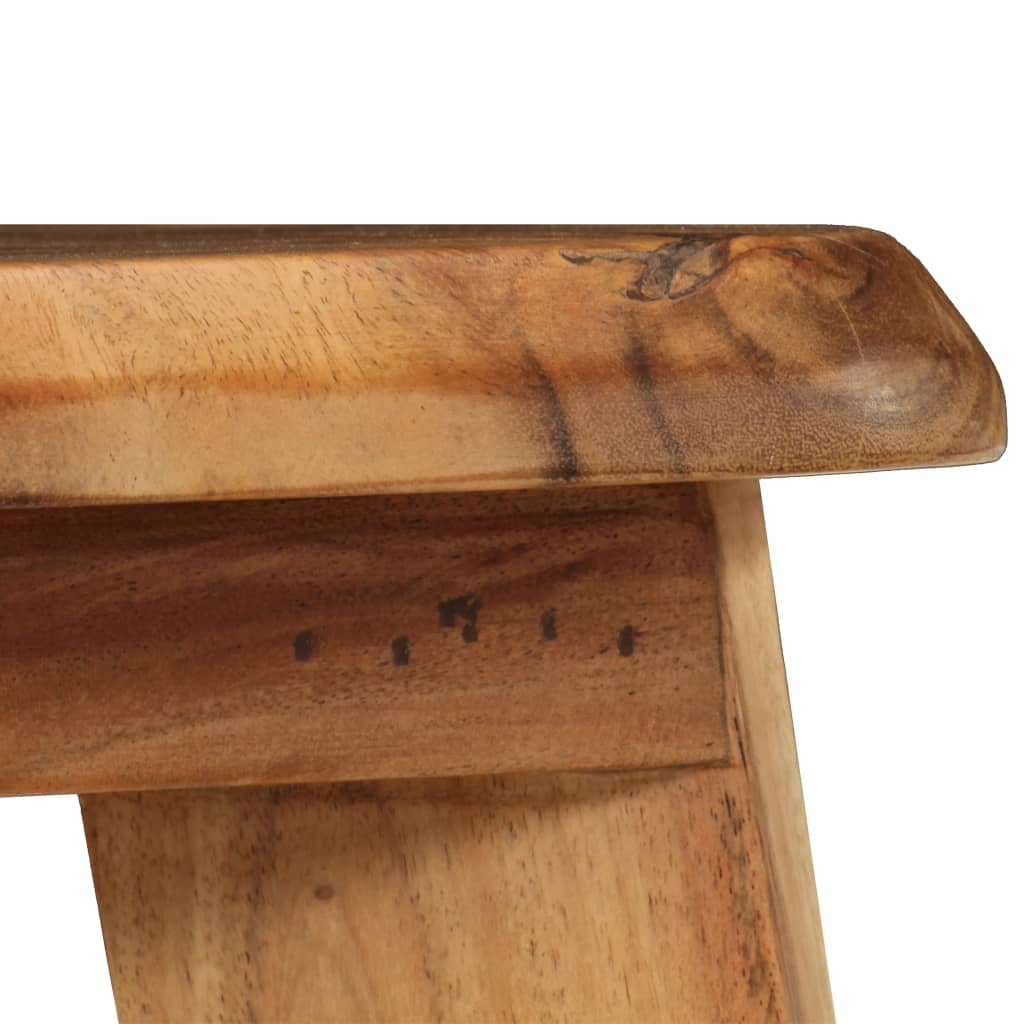 Bar Stools 2 pcs Solid Acacia Wood - OLBRIT