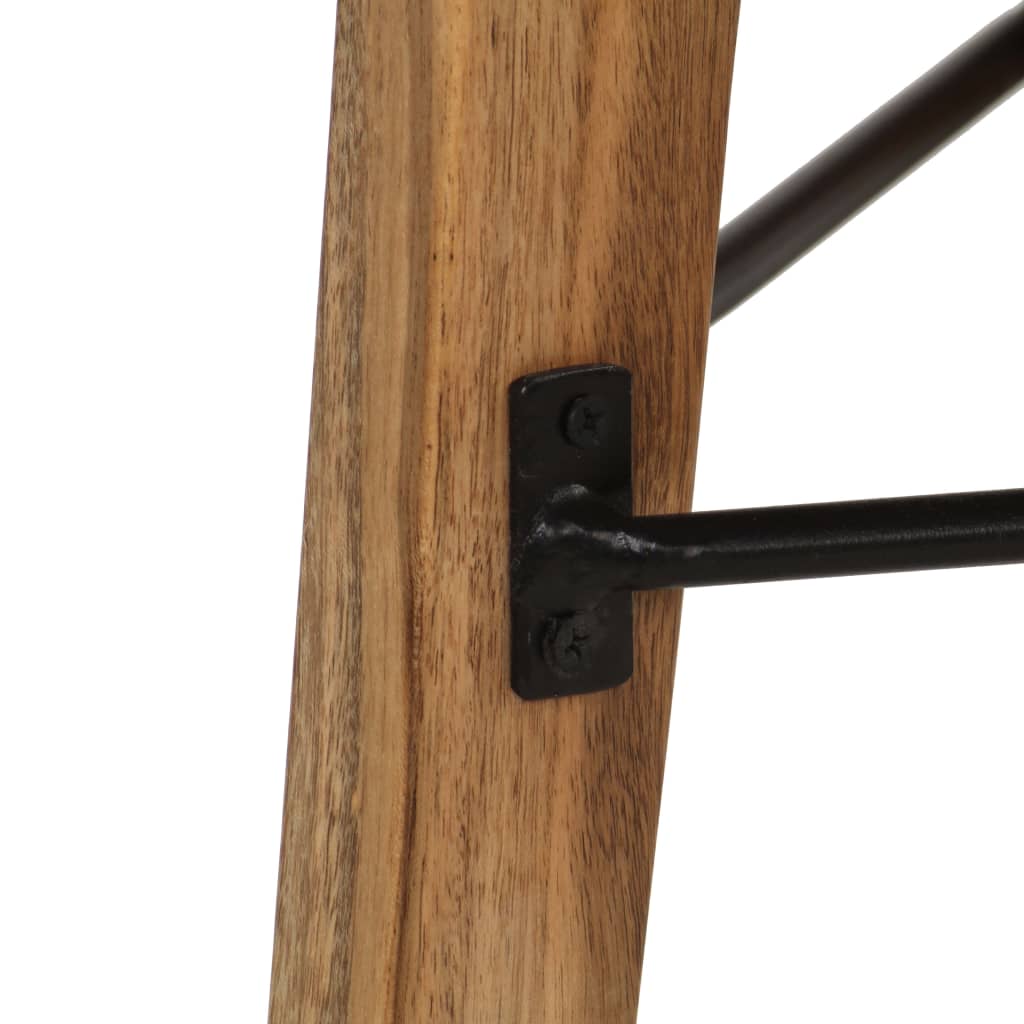 Bar Chairs 2 pcs Solid Acacia Wood - OLBRIT