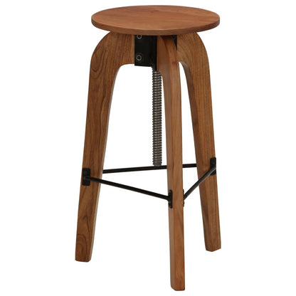 Bar Chairs 2 pcs Solid Acacia Wood - OLBRIT