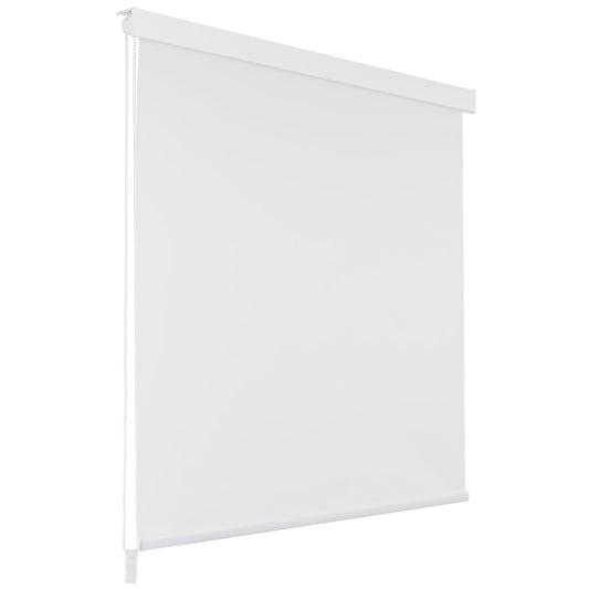 Shower Roller Blind 80x240 cm White - OLBRIT