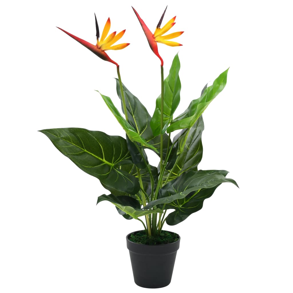 Artificial Strelitzia Reginae Plant Bird of Paradise 66 cm - OLBRIT