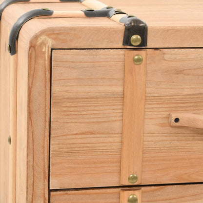 Drawer Cabinet Solid Fir Wood 91x35x73 cm - OLBRIT