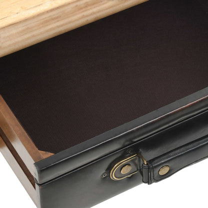 Drawer Cabinet Solid Fir Wood 80x36x75 cm - OLBRIT