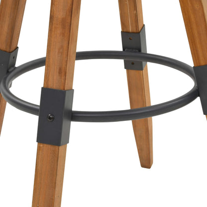 Bar Stools 2 pcs Solid Fir Wood - OLBRIT