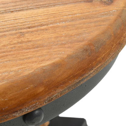 Bar Stools 2 pcs Solid Fir Wood - OLBRIT