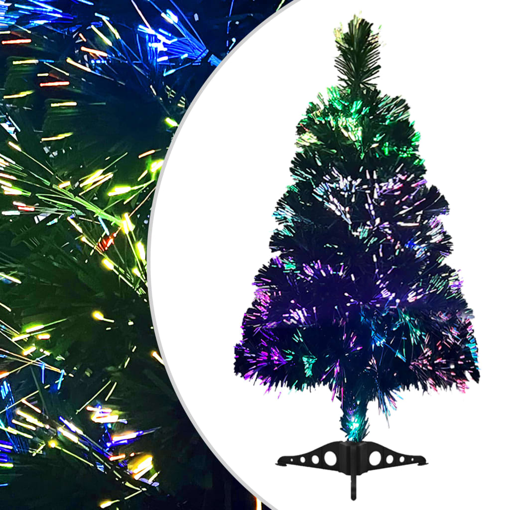 Artificial Christmas Tree Fibre Optic 64 cm Green - OLBRIT