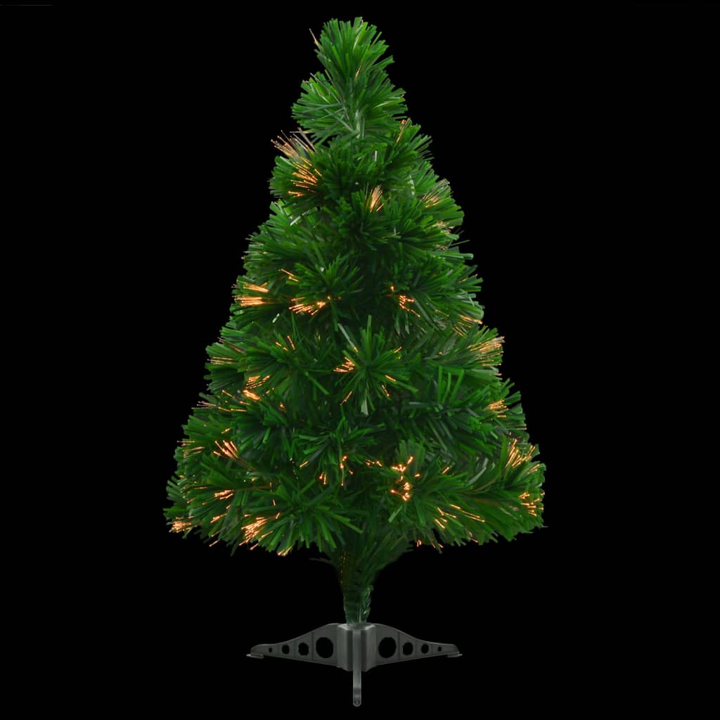 Artificial Christmas Tree Fibre Optic 64 cm Green - OLBRIT