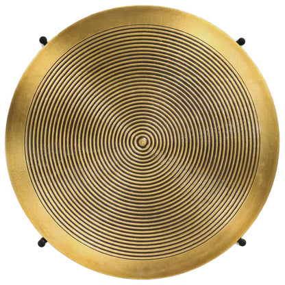 Table Set 2 Pieces Brass-covered MDF - OLBRIT