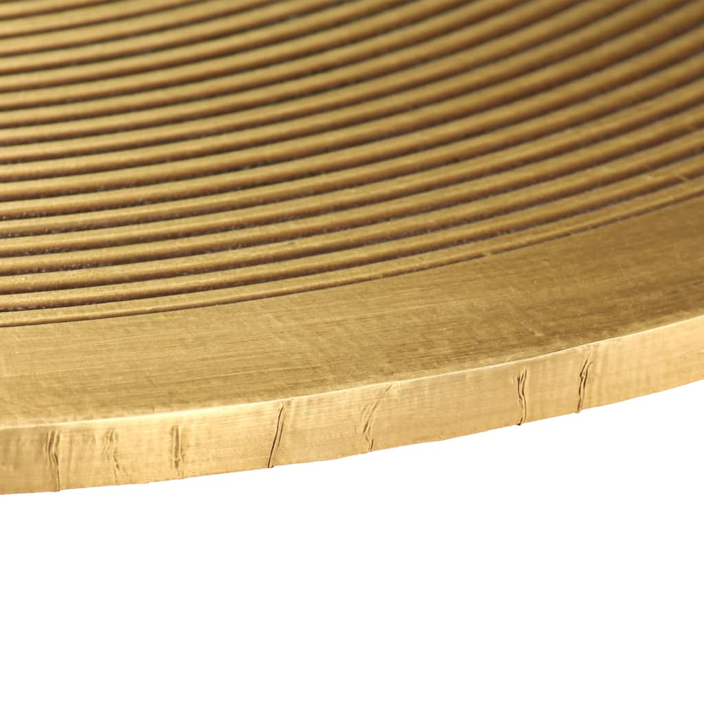 Table Set 2 Pieces Brass-covered MDF - OLBRIT