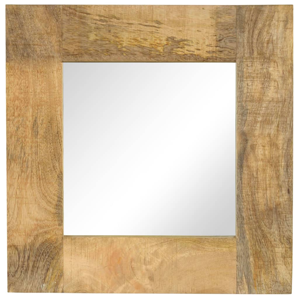 Mirror Solid Mango Wood 50x50 cm - OLBRIT