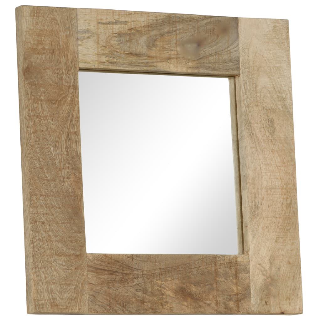 Mirror Solid Mango Wood 50x50 cm - OLBRIT