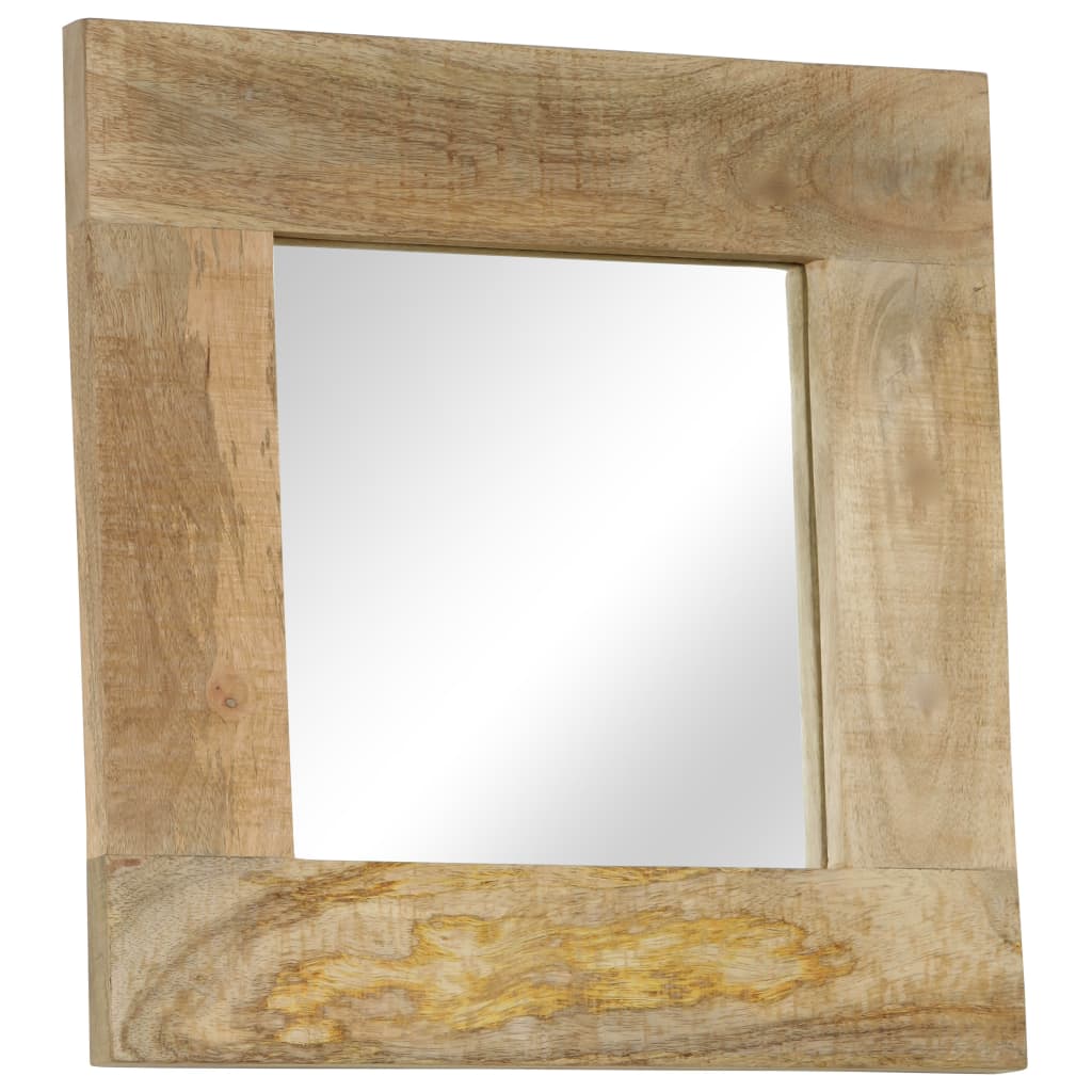 Mirror Solid Mango Wood 50x50 cm - OLBRIT