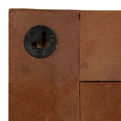 Mirror Solid Reclaimed Wood 50x50 cm - OLBRIT