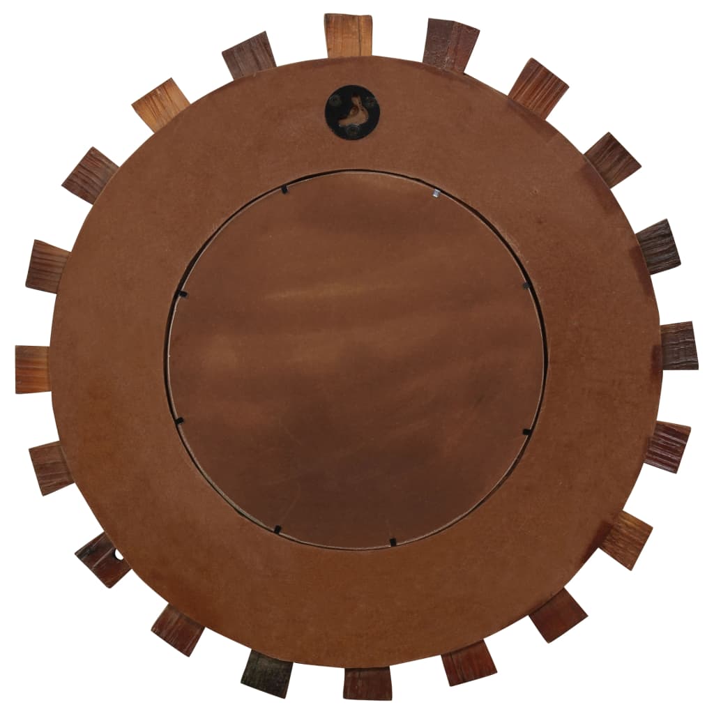Wall Mirror Solid Reclaimed Wood 50 cm - OLBRIT