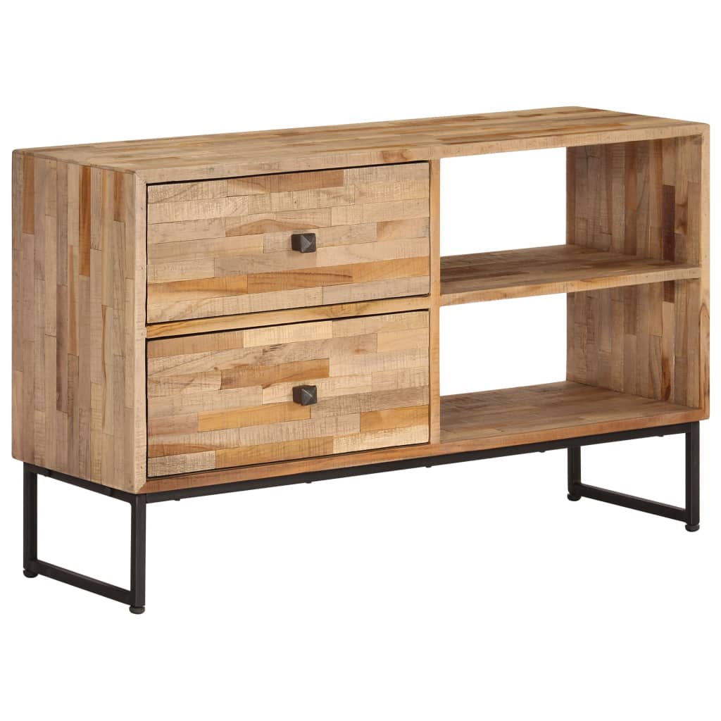 TV Cabinet Reclaimed Teak Wood 90x30x55 cm - OLBRIT
