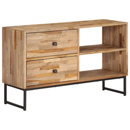 TV Cabinet Reclaimed Teak Wood 90x30x55 cm - OLBRIT