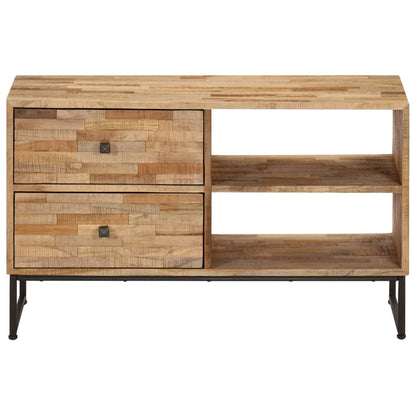 TV Cabinet Reclaimed Teak Wood 90x30x55 cm - OLBRIT