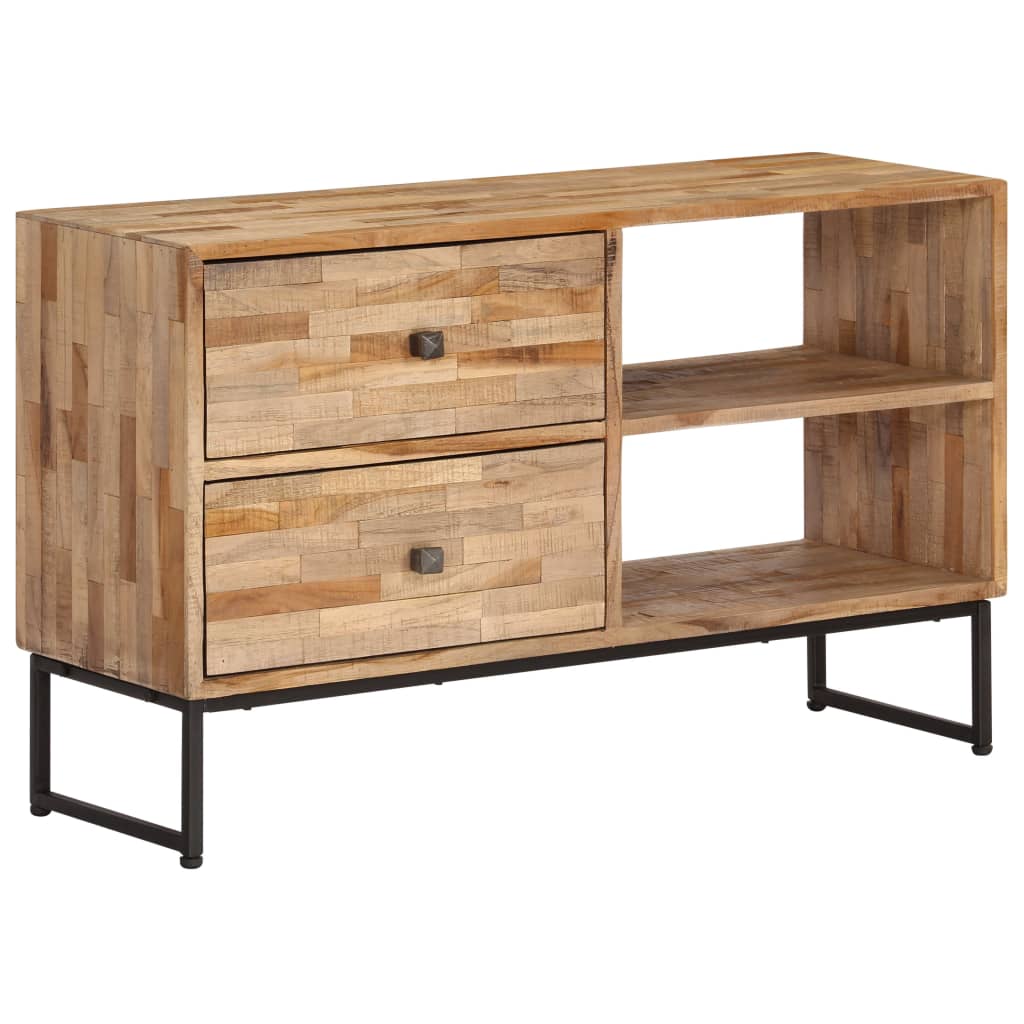 TV Cabinet Reclaimed Teak Wood 90x30x55 cm - OLBRIT