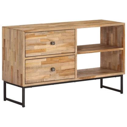 TV Cabinet Reclaimed Teak Wood 90x30x55 cm - OLBRIT
