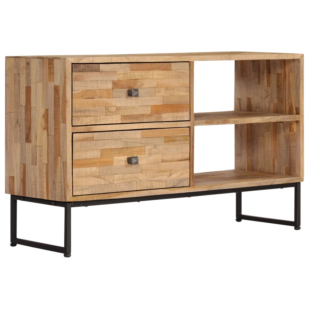 TV Cabinet Reclaimed Teak Wood 90x30x55 cm - OLBRIT