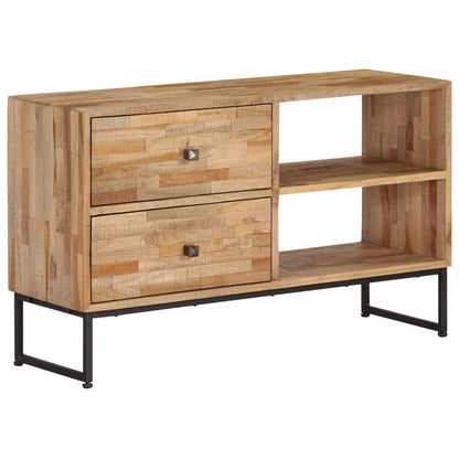 TV Cabinet Reclaimed Teak Wood 90x30x55 cm - OLBRIT