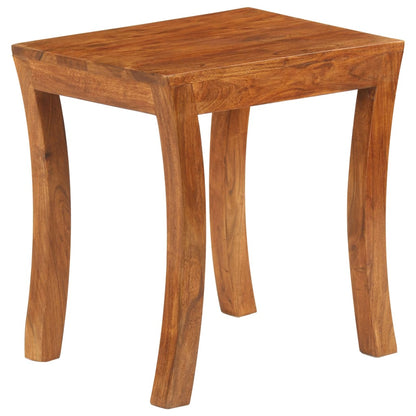 Nesting Table Set 3 Pieces Solid Acacia Wood 50x35x50 cm Brown - OLBRIT