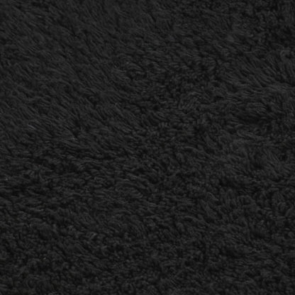 Bathroom Mat Set 3 Pieces Fabric Anthracite - OLBRIT