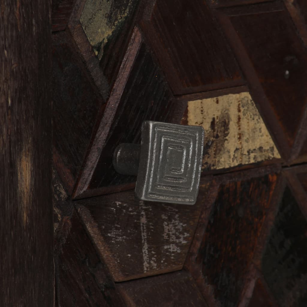 Bedside Cabinet Solid Reclaimed Wood 40x30x50 cm - OLBRIT